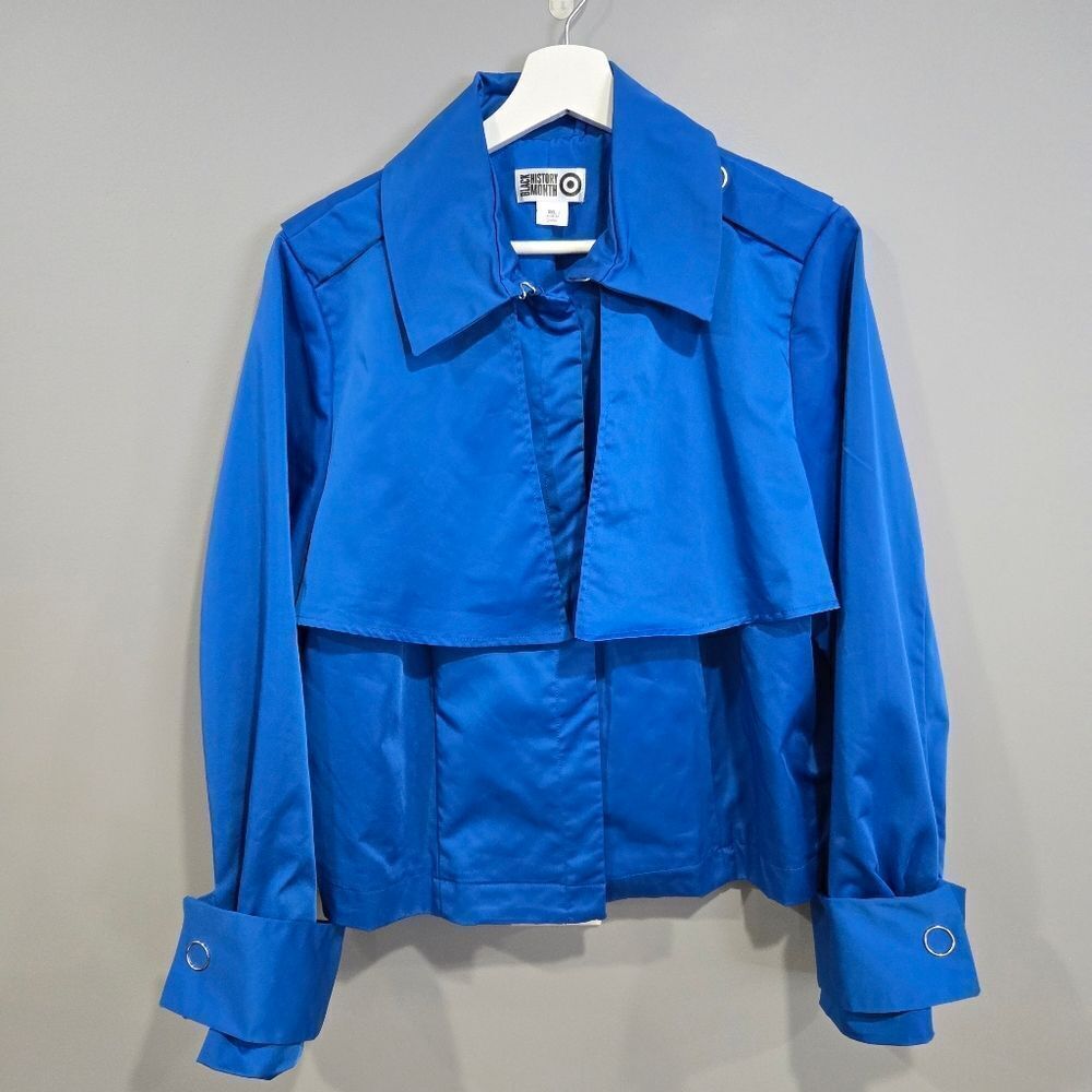 🐢 Sammy B X Target Black History Month Blue Rain Jacket Size 2X